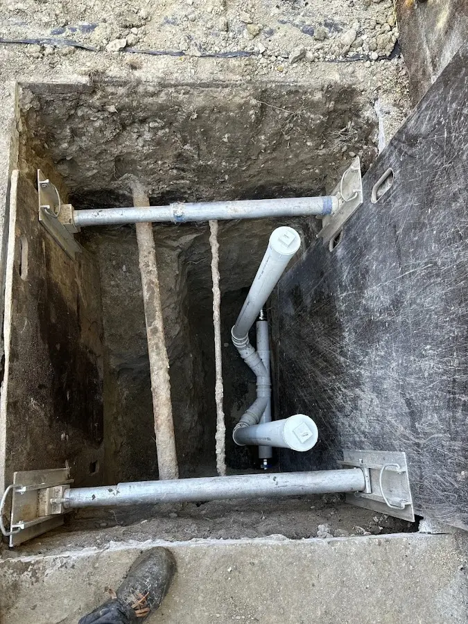 Experienced plumber completing Gas Line Repair work in Bowie
